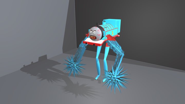 Thomas The Nightmare Fuel 3D Model