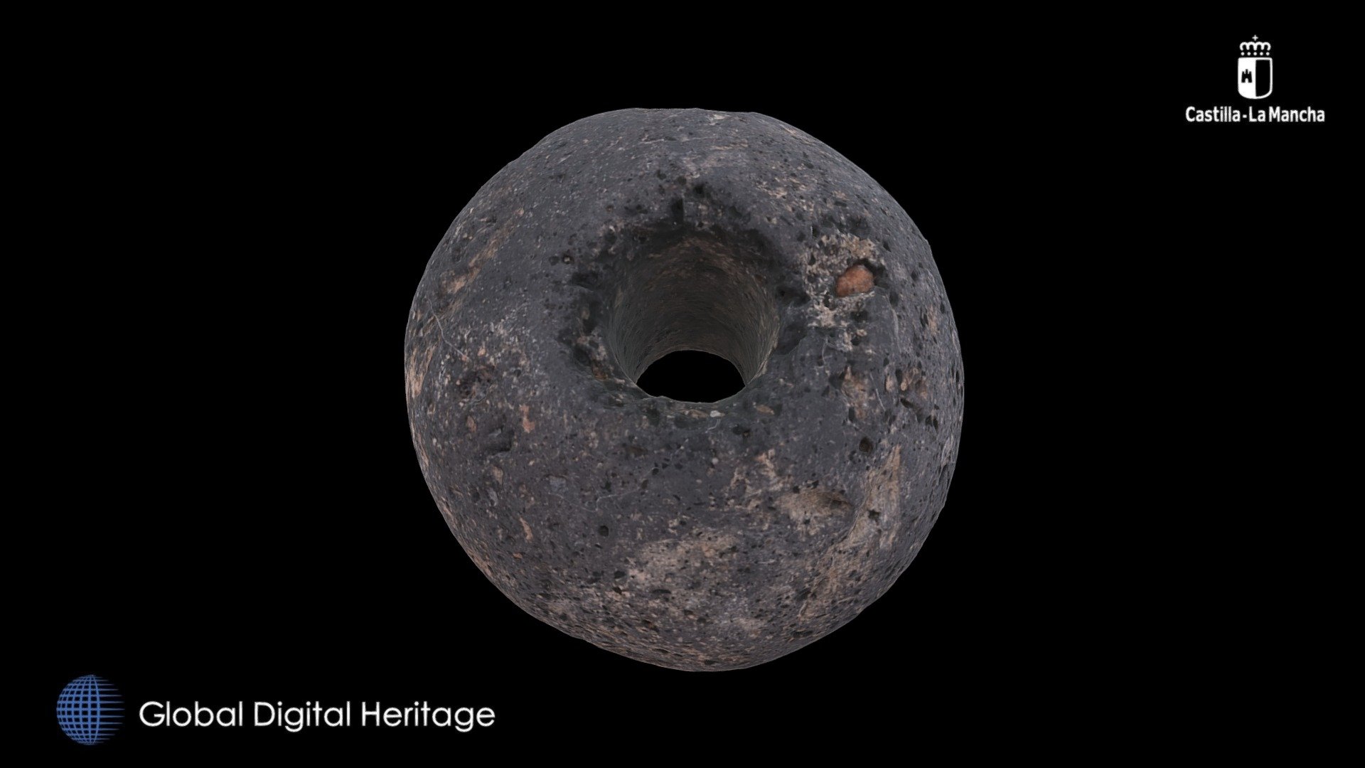 Clay spindle whorl, Alarcos, Ciudad Real