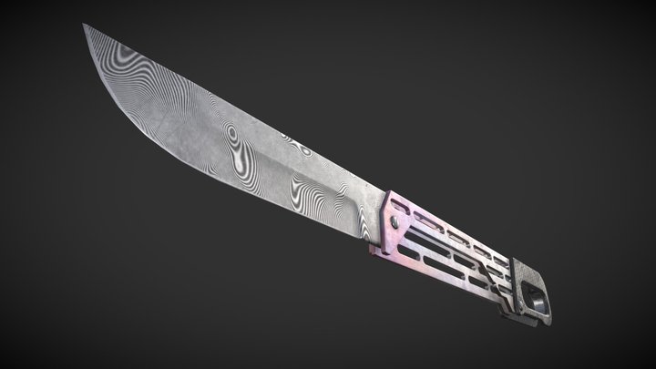 Folding Sword 3D Model