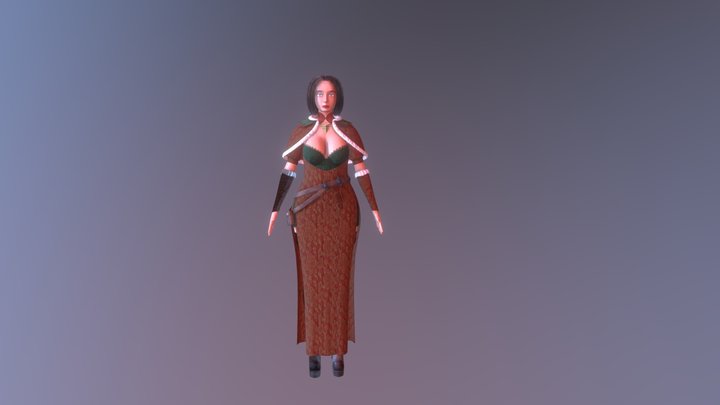 Kiyoshi Female 3d Character 3D Model