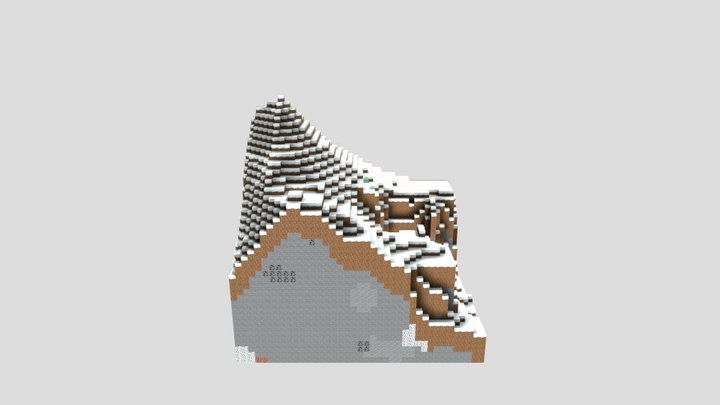 Minecraft World: just snow 3D Model