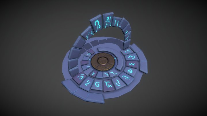 Runic Portal Simple 3D Model