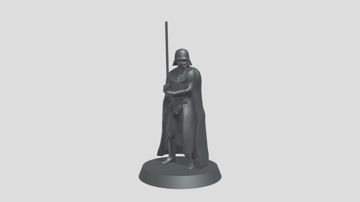 Darth Vader - SW: Battlefront 2 - TableTop 32mm 3D Model