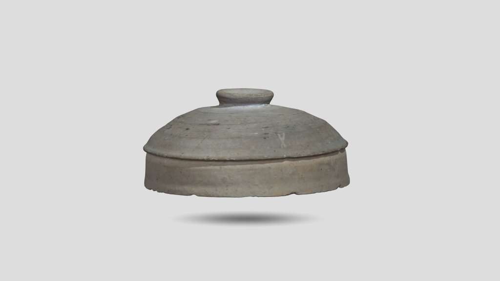 須恵器 蓋（稲荷山古墳出土）　Sue ware dish cover