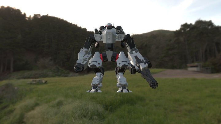 military robot 3D Model