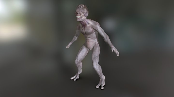Demon Creature 3D Model