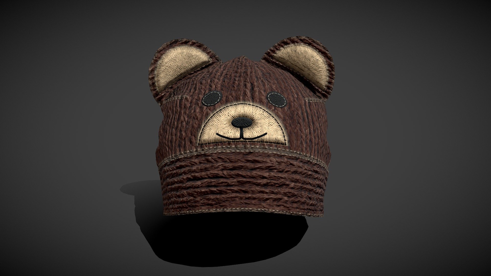Bear Cap / Funny Cap - low poly - Buy Royalty Free 3D model by Karolina ...