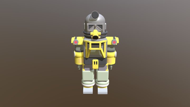 Excavator Power Armor 3D Model