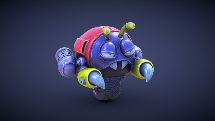 Moto-Bug (Sonic the Hedgehog Universe Fan Art) 3D Model