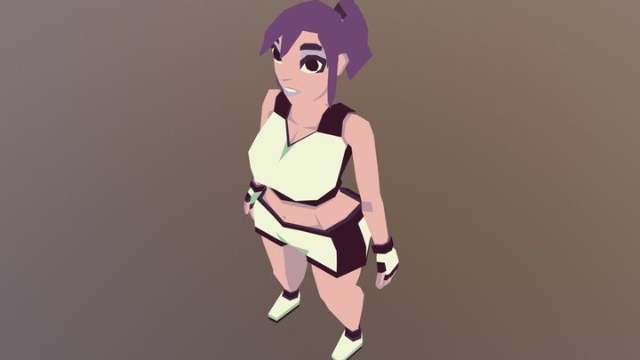 Jogger Girl (Practice model) 3D Model