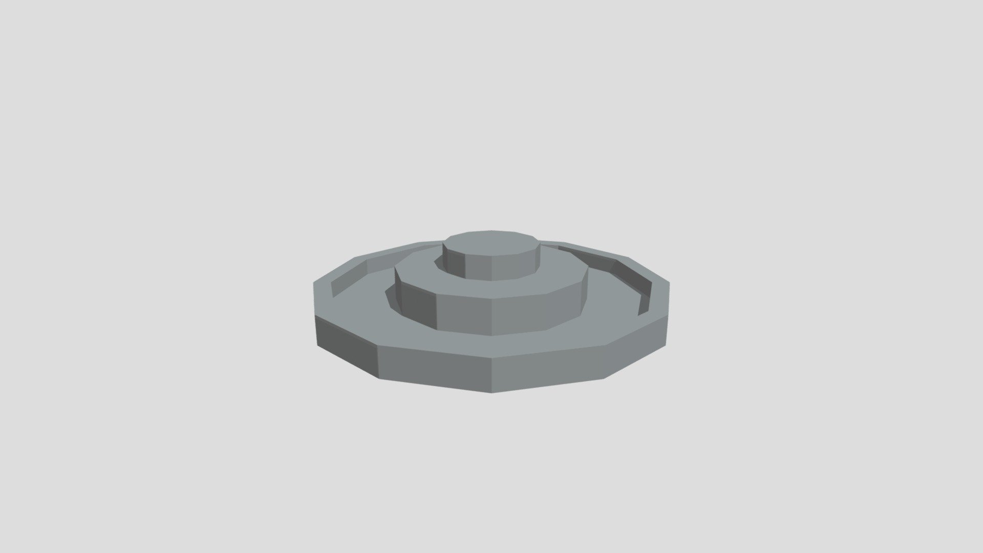 Low Poly Water Fountain