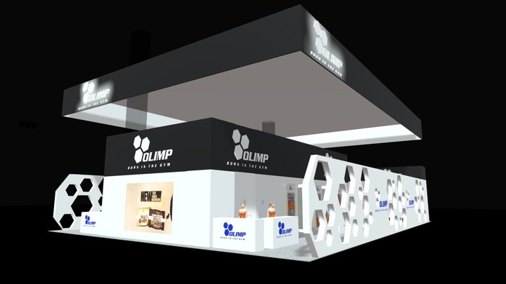 Booth 3D Model