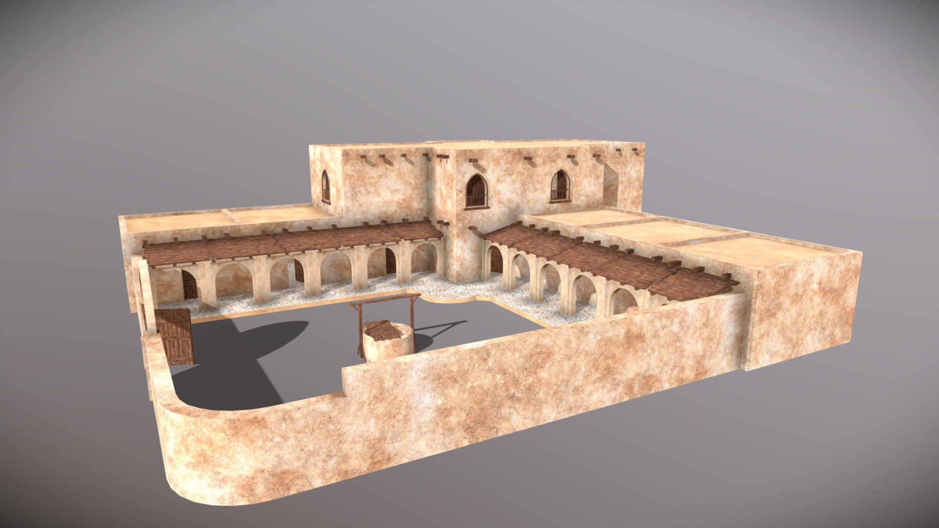 Ancient Desert Houses 1 - Buy Royalty Free 3D model by omarme37 ...