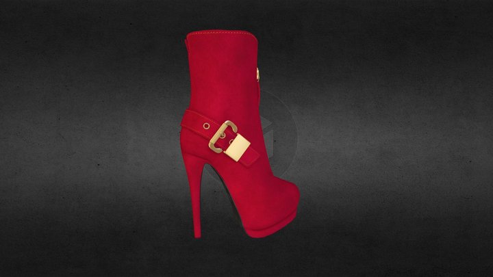Ankle Boot 3D Model