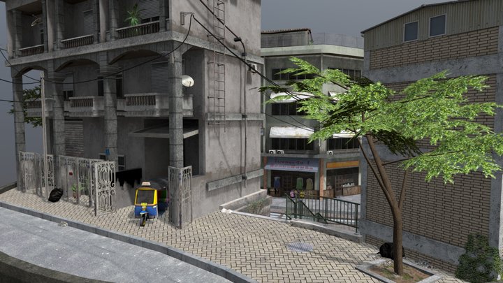 Cityscene Bangkok - DAE assignment 3D Model