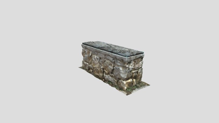 Relief of Krupa canyon. 3D Model