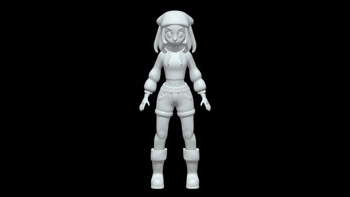 Pokemon Trainer - Sculpting Assignment 3D Model