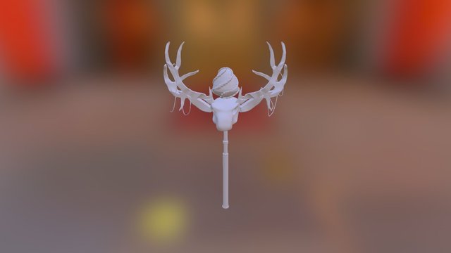 Mythical wand 3D Model