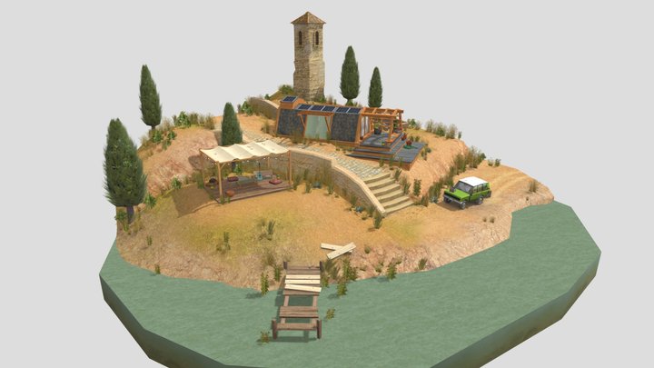 End Assignment Eco House 3D Model