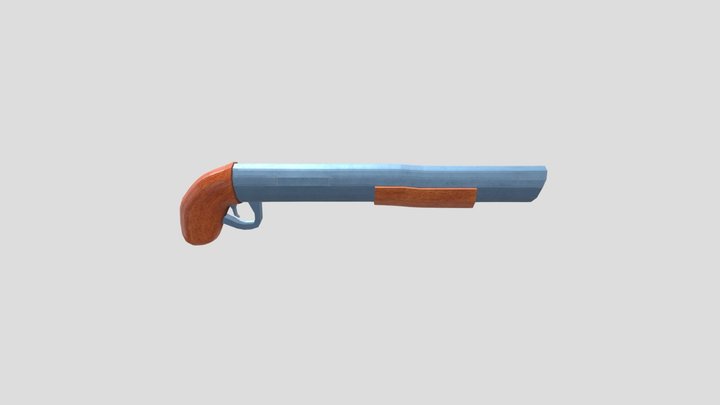 Peppino Shotgun 3D Model
