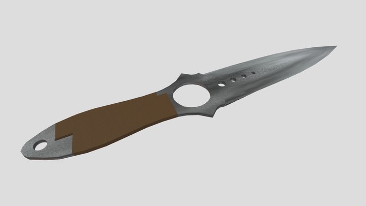 Skeleton Knife 3D Model