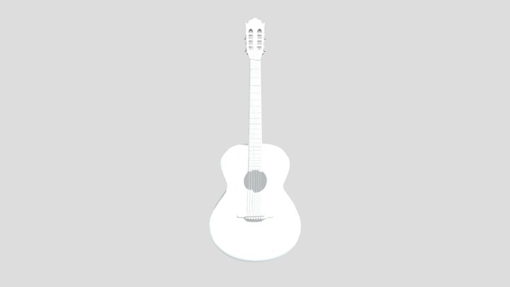 Guitar 3D Model
