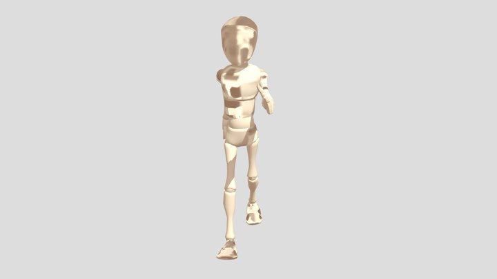 Walking Man 3D Model