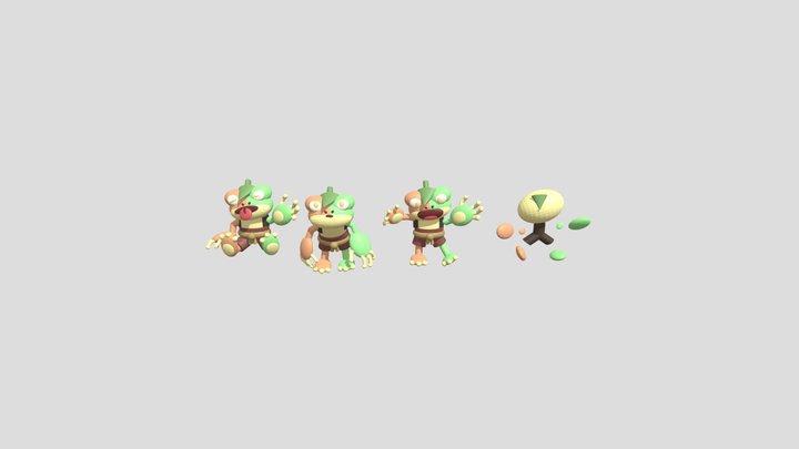 Garrett in 3d shapes 3D Model