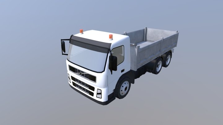 Camion-benne 3D Model