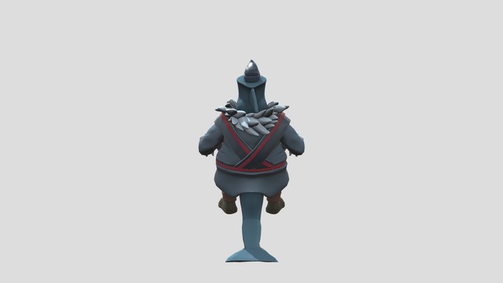 Stylized creation character 3D Model