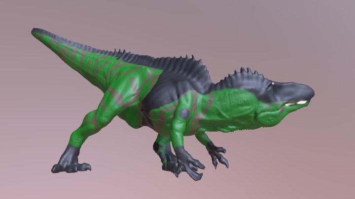 Acrocanthosaurus, by Alyssa Camhi 3D Model