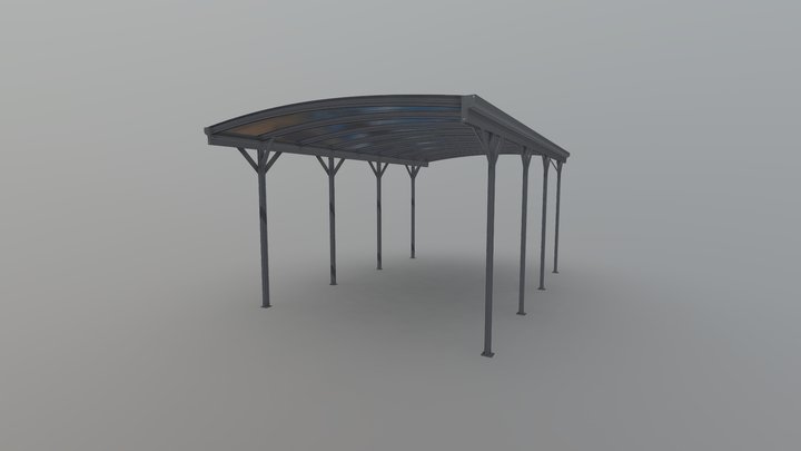 Metal Garage Roofing, Carport – Free 3D Model STL