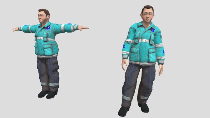 Ambulance driver EHBO Netherlands – Modèle 3D gratuit STL