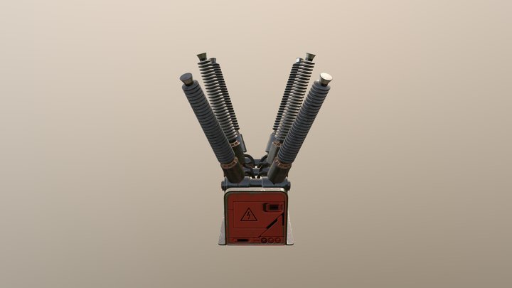 Powersubstation 3D Model