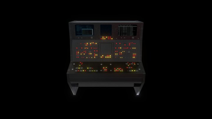 control panel 3D Model