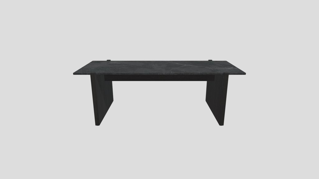 Russell Black Marble Coffee Table