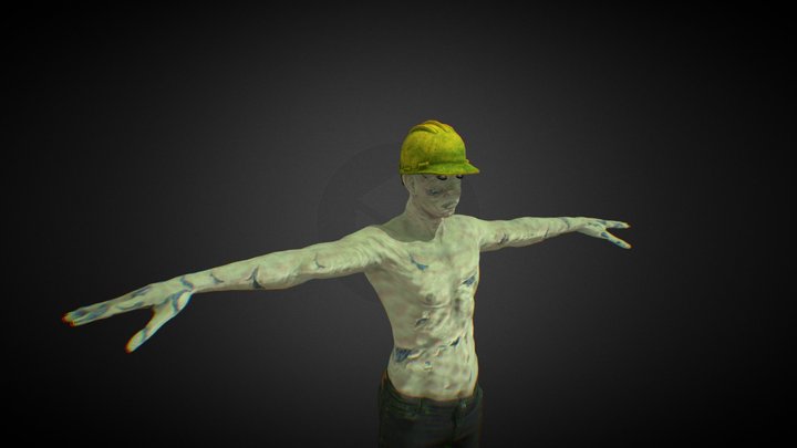 Zombie Model(Free) 3D Model