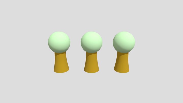 Trees by Nicky Nguyen 3D Model