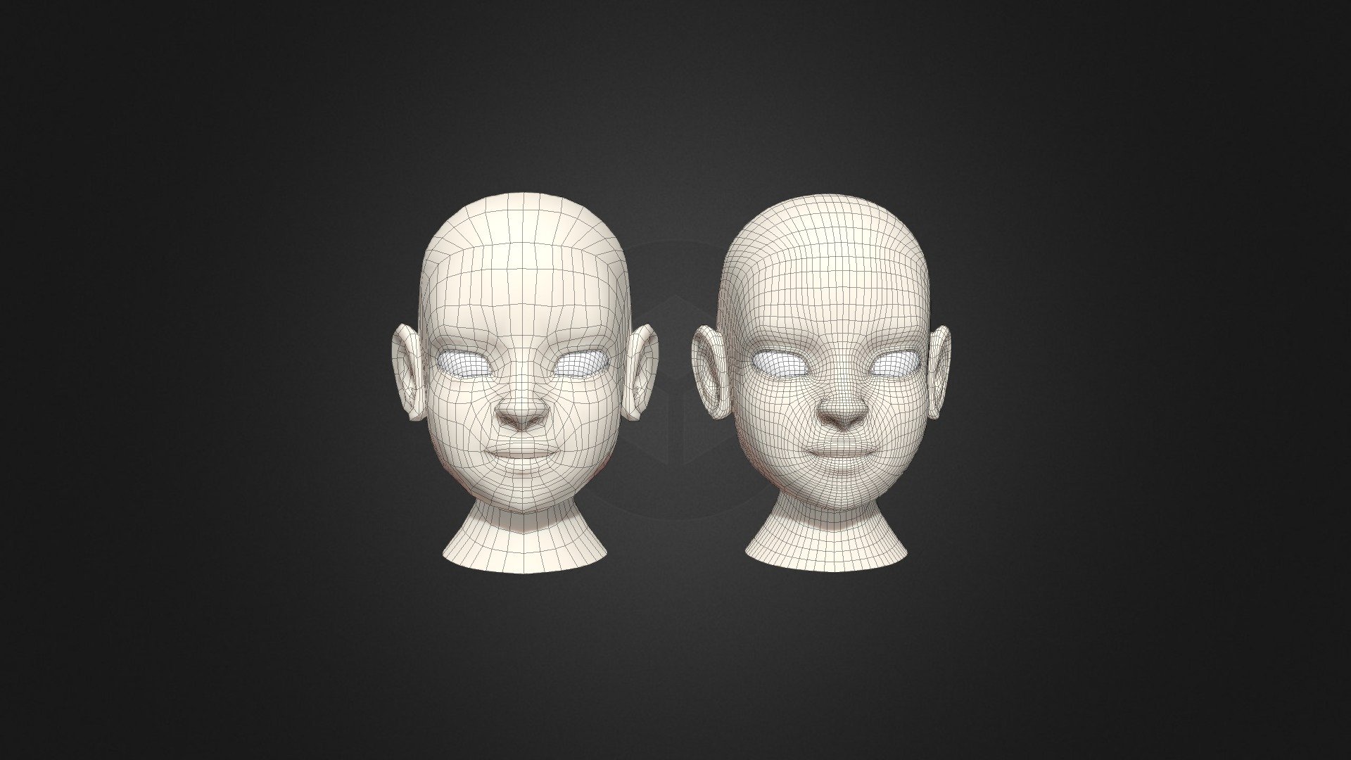 Stylized head base mesh - Buy Royalty Free 3D model by Gabrielgt16 ...