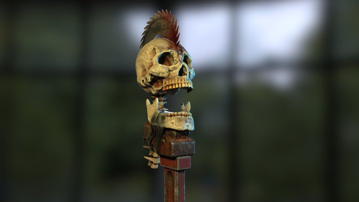💀 Post Apocalyptic Weapon 💀 3D Model