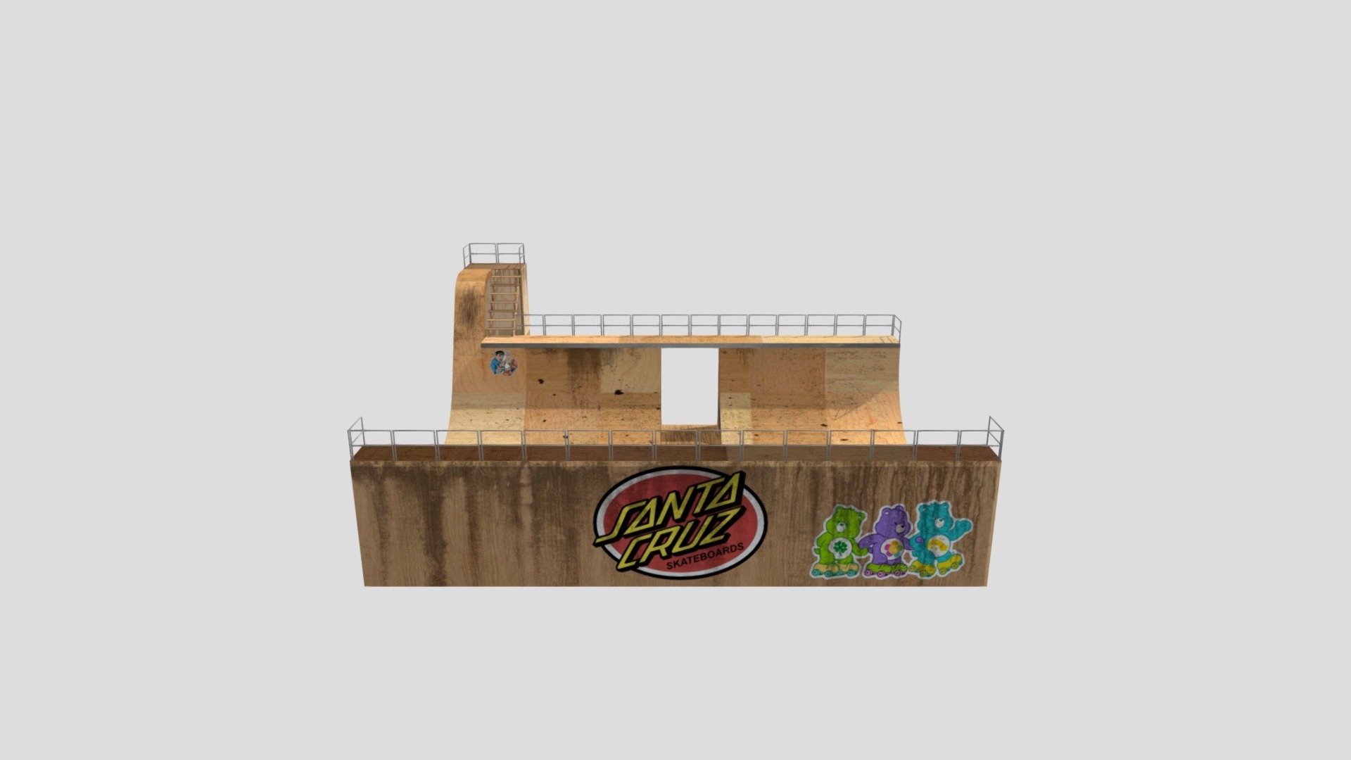 UV'd & Textured Halfpipe