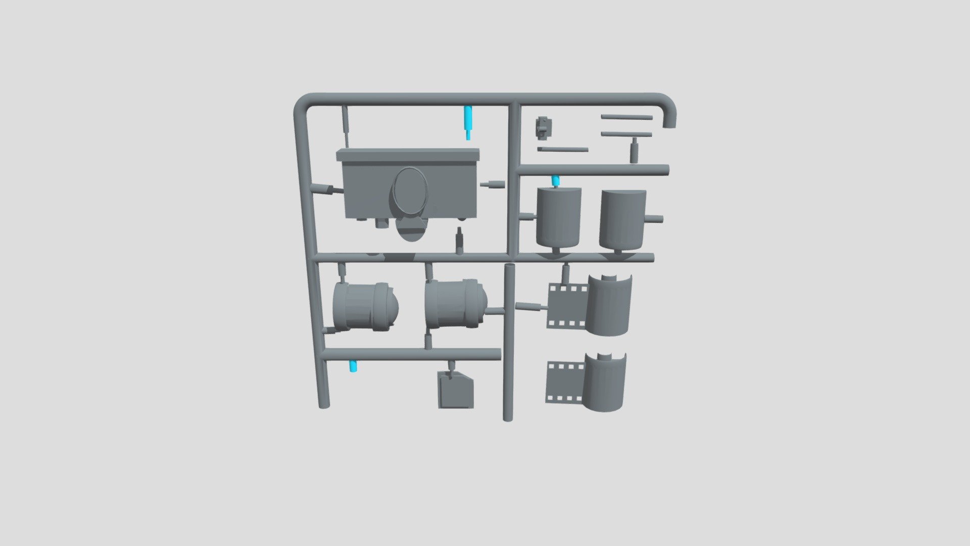 photographer S.P.R.U.E set - Download Free 3D model by icozza2024 ...