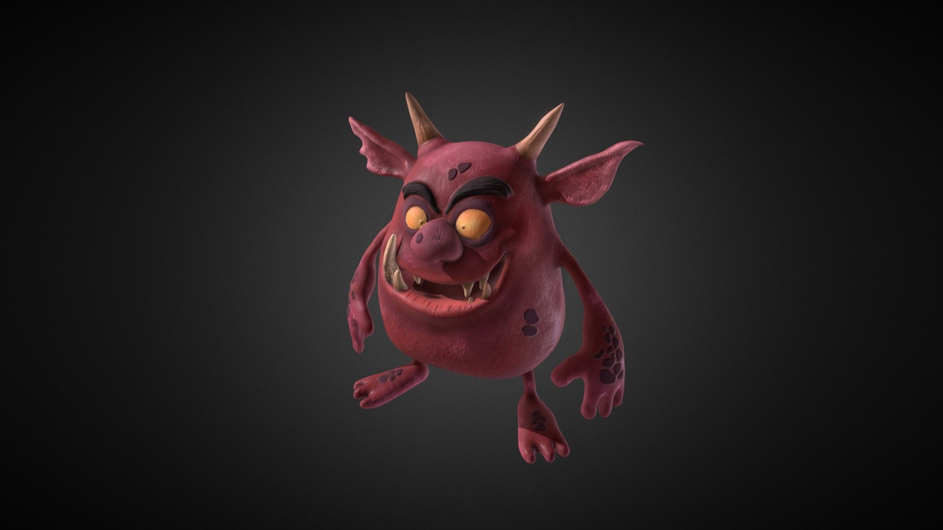 Imp Cartoon Character