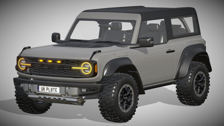 Ford Bronco Raptor 2-door 2022 3D Model