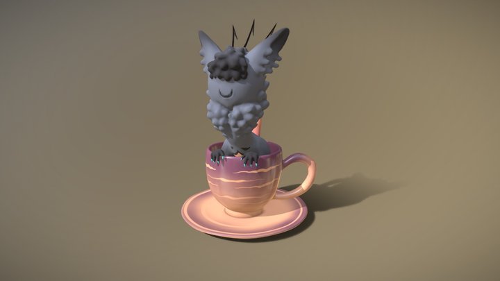 [CCCat] TeaCCCup (Boogster - Sully) 3D Model