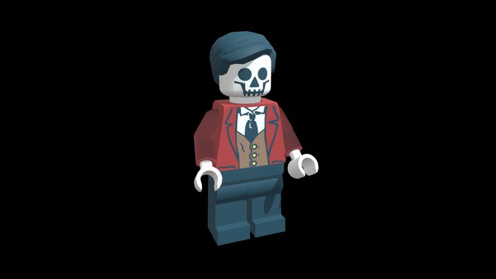 Skeleton Butler 3D Model