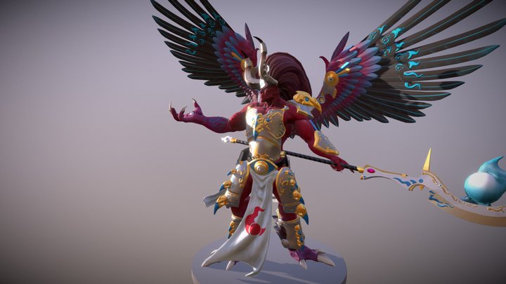 Magnus The Red 3D Model