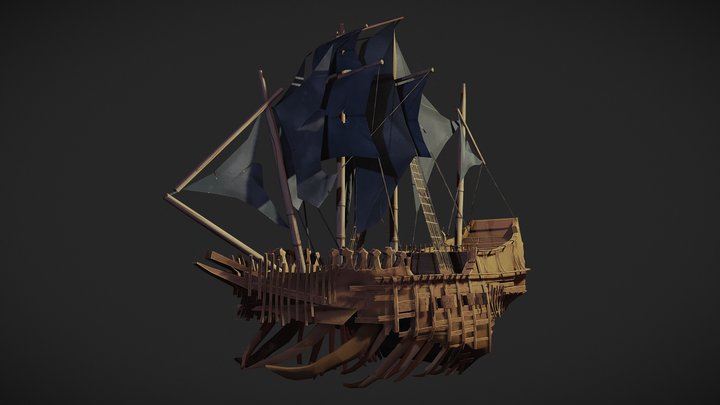Pirate ship 3D Model