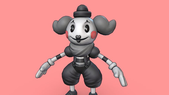Mr. Mime (Temporary) – Kostenloses 3D-Modell STL