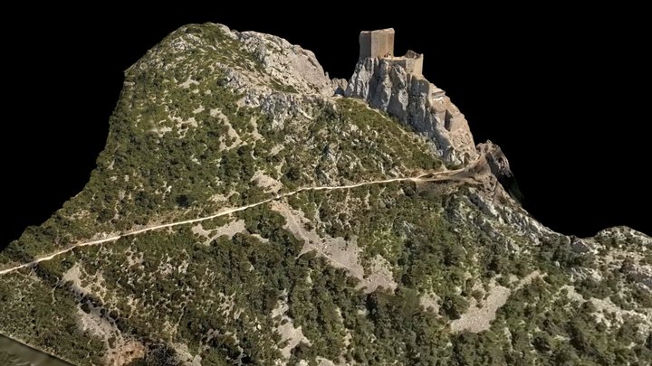 Château de Quéribus 3D Model